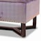 Baxton Studio Esther Modern and Contemporary Grey Velvet Fabric and Dark Brown Finished Wood Storage Ottoman 178-11296-Zoro - alternate 9